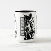 Katze Astronaut  Tasse (Zentrum)