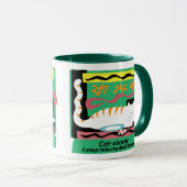 Katze-atonische Schale Tasse (VorderseiteRechts)