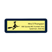 Katze auf Broomstick (Vorne)