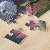 Katze auf dem Diskoball Puzzle (Seite)