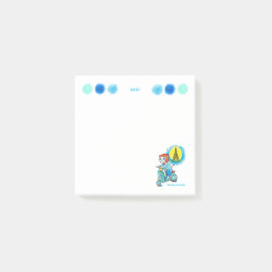 Katze auf dem Fahrrad in Paris Post-it Klebezettel