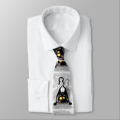 Katze Auf dem Hügel Krawatte (Gebunden)