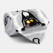 Katze Auf dem Hügel Krawatte (Gerollt)