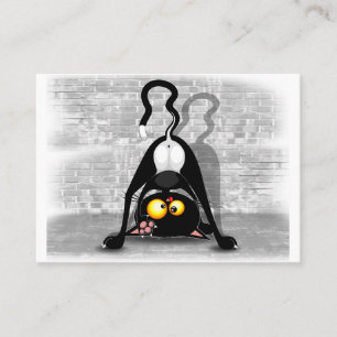 Katze Auf dem Hügel Visitenkarte