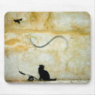 Katze auf dem Jagdmäusepad Mousepad