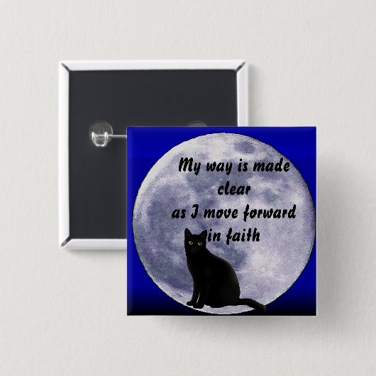 Katze auf dem Mond_ Button (Vorne & Hinten)