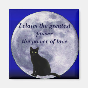 Katze auf dem Mond_ Magnet