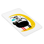 Katze auf dem Mond Magnet (Rechte Seite)