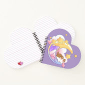 Katze auf dem Mond Notizblock (Innenseite)