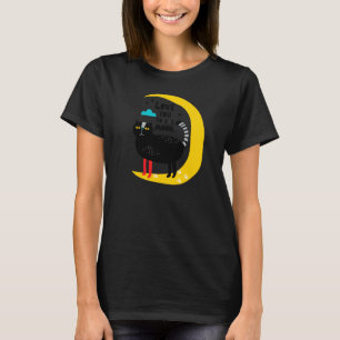 Katze auf dem Mond T-Shirt