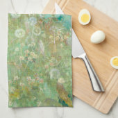 Katze auf der Sommerwiese, Bruno Liljefors Geschirrtuch (Viertel Falte)