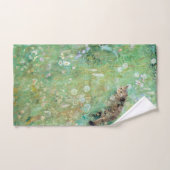 Katze auf der Sommerwiese, Bruno Liljefors Handtuch (Handtuch)