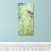 Katze auf der Sommerwiese, Bruno Liljefors Leinwanddruck (Insitu (Holzboden))