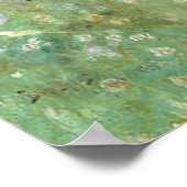 Katze auf der Sommerwiese, Bruno Liljefors Poster (Ecke)