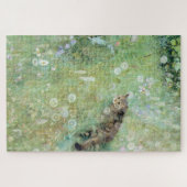 Katze auf der Sommerwiese, Bruno Liljefors Puzzle (Horizontal)