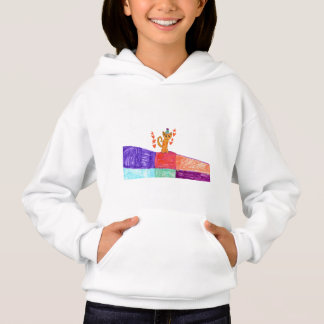 Katze auf der Tanzfläche Hoodie