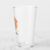 Katze auf Donut-Pool-Schwimmkörper Glas (Links)