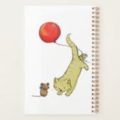 Katze auf einem Ballon Planer (Rückseite)
