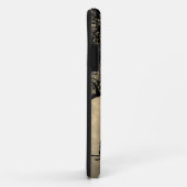 Katze auf einem Draht Vollmond Case-Mate iPhone Hülle (Hinten/Rechts)