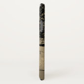 Katze auf einem Draht Vollmond Case-Mate iPhone Hülle (Hinten/Rechts)