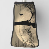 Katze auf einem Draht Vollmond Golf Headcover (Rotieren 90)