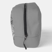 Katze auf einem Draht, Vollmond Persönlicher Name Waschbeutel (Rechts)