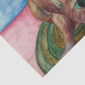 Katze auf einem MattenSeidenpapier Seidenpapier (Ausschnitt)