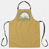 Katze auf Gold Box II Erwachsene Schürze (Vorderseite)