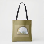 Katze auf Gold Box II Tasche (Vorderseite)