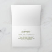 KATZE AUF ROCK, GESCHLOSSENE AUGEN, SPASS, FREUNDL KARTE (Innenseite)