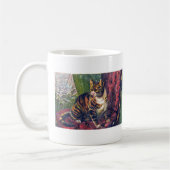 Katze auf Stuhl Kaffeetasse (Links)