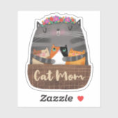 Katze Aufkleber (Blatt)