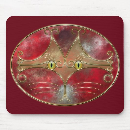Katze-Augen Mousepad (Vorne)