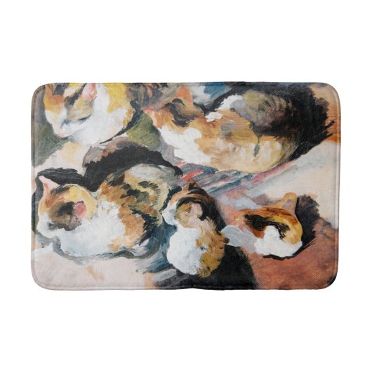 Katze, August Macke Badematte (Vorderseite)