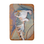 Katze, August, Macke Bath Mat Badematte (Vorderseite Vertikal)