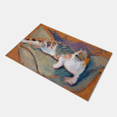 Katze, August Macke Doormat Fußmatte (Schrägansicht)