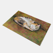 Katze, August Macke Doormat Fußmatte (Schrägansicht)