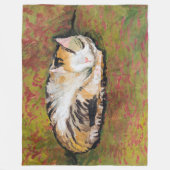 Katze, August Macke Fleece Blanket (Vorderseite)