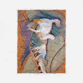 Katze, August Macke Fleece Blanket (Vorderseite)