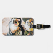 Katze, August Macke Gepäckanhänger (Vorderseite horizontal)