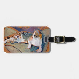 Katze, August Macke Gepäckmarke Gepäckanhänger