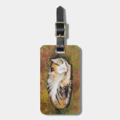 Katze, August Macke Gepäckmarke Gepäckanhänger (Vorderseite vertikal)