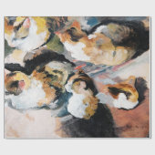 Katze, August Macke Geschenkpapier (Flach)