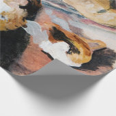 Katze, August Macke Geschenkpapier (Ecke)