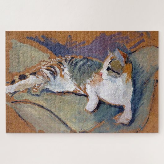Katze, August Macke Jigsaw Puzzle (Horizontal)