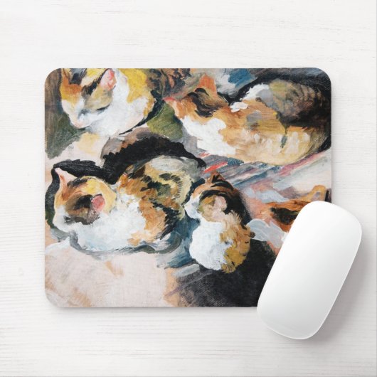 Katze, August Macke Mousepad (Mit Mouse)