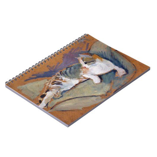 Katze, August-Macke-Notebook Notizblock (Linke Seite)