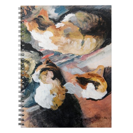 Katze, August Macke Notizblock (Vorderseite)