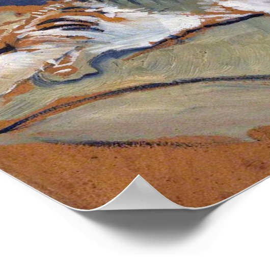 Katze, August Macke Poster (Ecke)