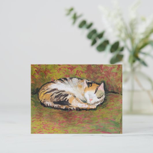 Katze, August Macke Postkarte (Stehend Vorderseite)